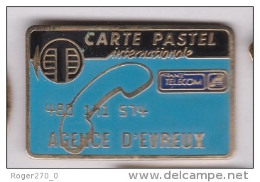 France Télécom , Agence D' Evreux , Carte Pastel - France Telecom