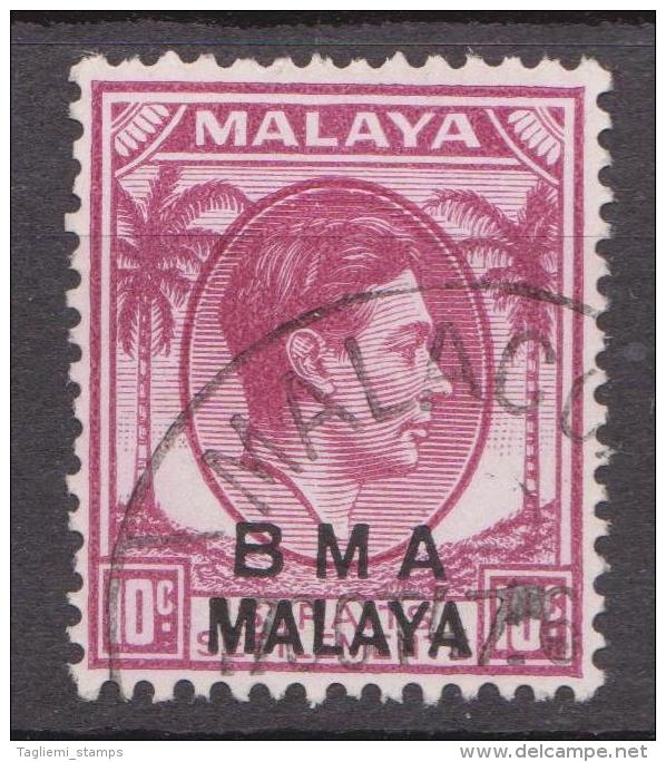 Malaysia - BMA, 1945, SG   8, Used - Malaya (British Military Administration)