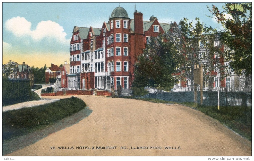 Lot De 12 Cartes De Llandrindoo Wells - Hotel Beaufort, Metropole, Gwalia, Pump, Alpine Brifge , Spa Raod Temple Street - Radnorshire