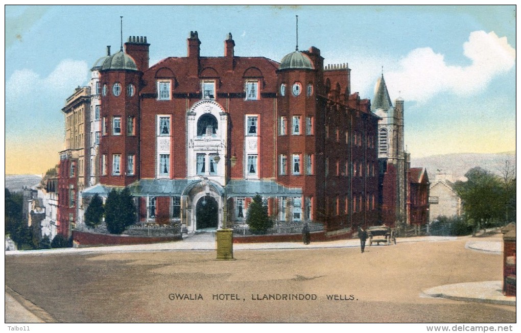 lot de 12 cartes de Llandrindoo wells - Hotel Beaufort, Metropole, Gwalia, pump, alpine brifge , spa raod temple street