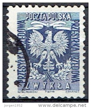 POLAND # STAMPS FROM YEAR 1954   STANLEY GIBBONS O277 - Service