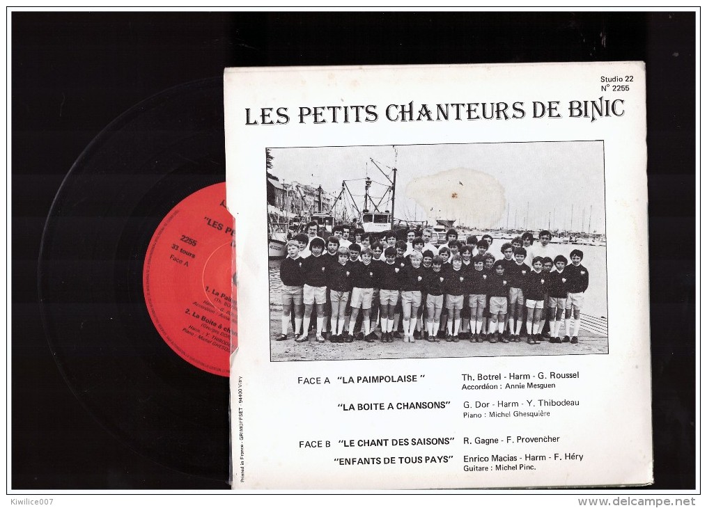 Les Petits Chanteurs De Binic   La Paimpolaise    Botrel   La Boite A Chansons - Instrumental