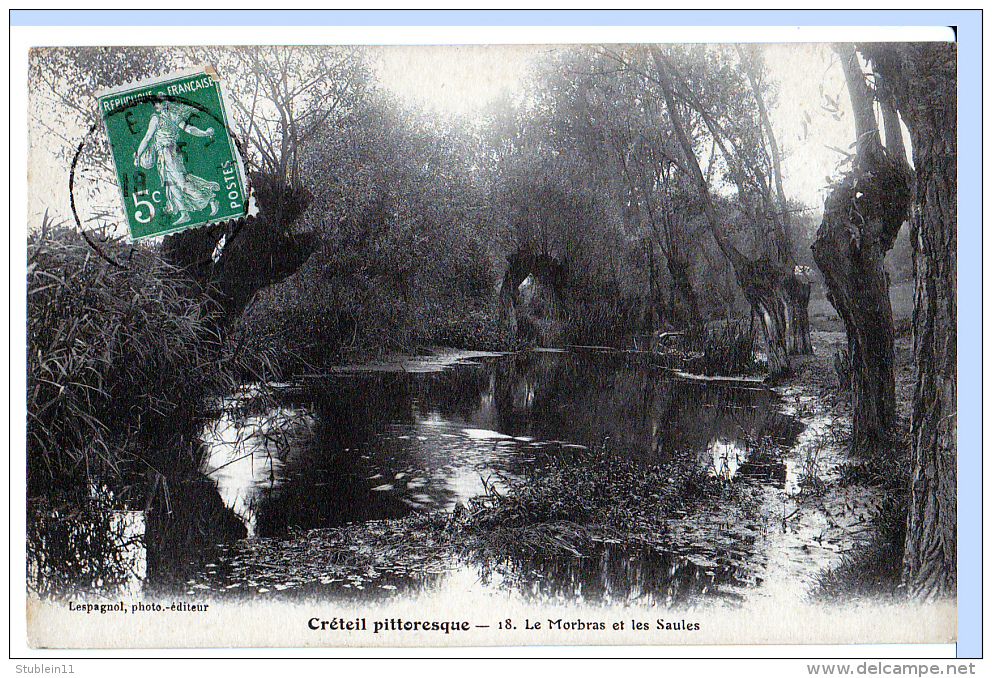 Créteil  (Val-de-Marne)  Le Morbras Et Les Saules. - Creteil