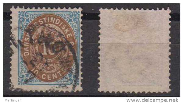 Dänemark Denmark West India Mi# 11 Iib Used 10c 1876 - Denmark (West Indies)