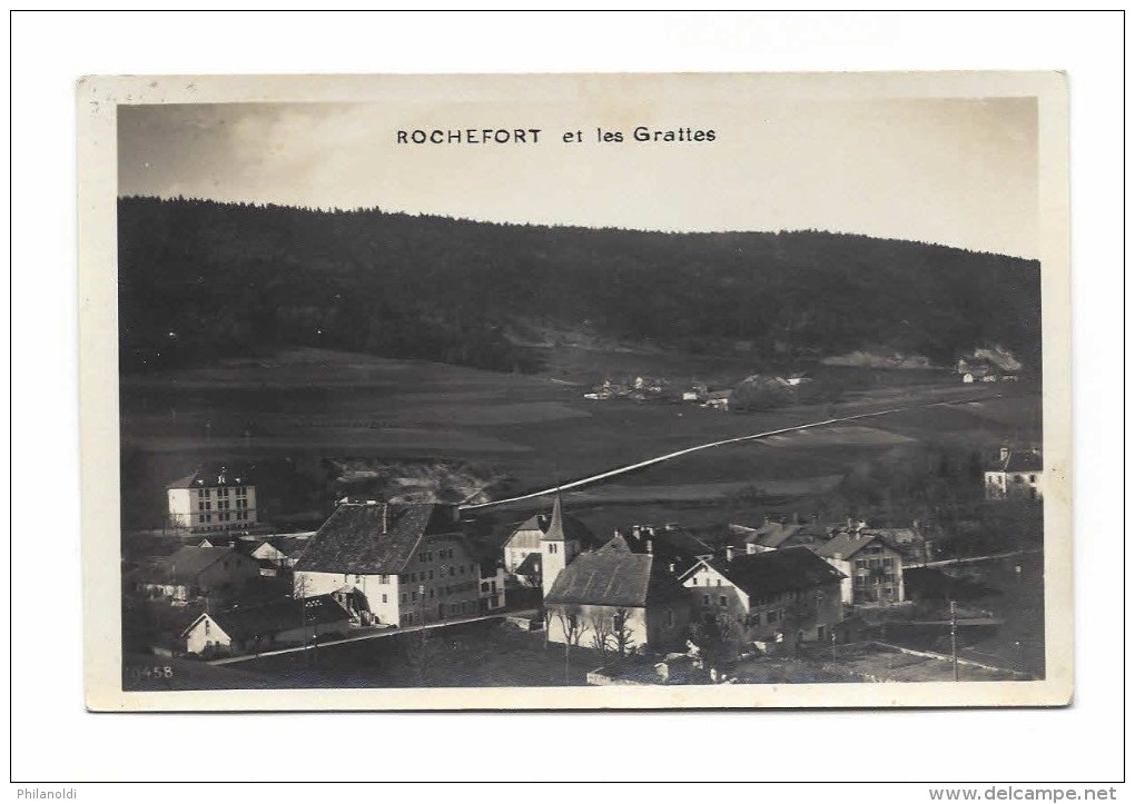 Rochefort (NE) Les Grattes 1932, Oblitération ROCHEFORT. - Rochefort