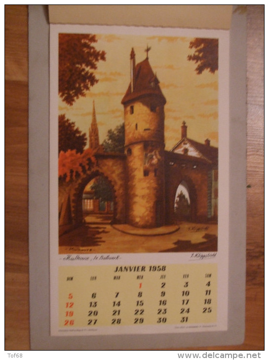 Calendrier L'alsace Pittoresque 1958 - Grossformat : 1941-60