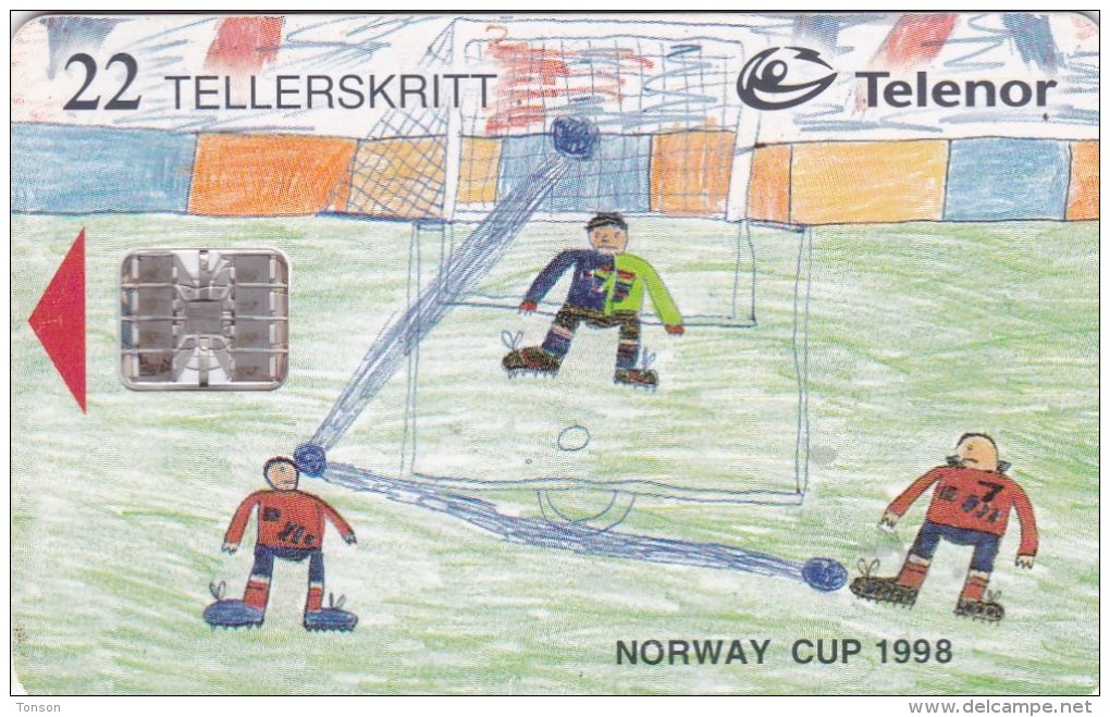 Norway, N117, Norway Cup 1998, Footbal, CN : C84023856, 2 Scans. - Norvegia