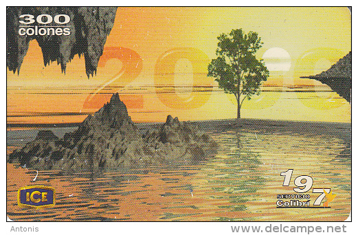 COSTA RICA - Vision 2000, ICE Tel Prepaid Card C 300, 04/00, Used - Costa Rica