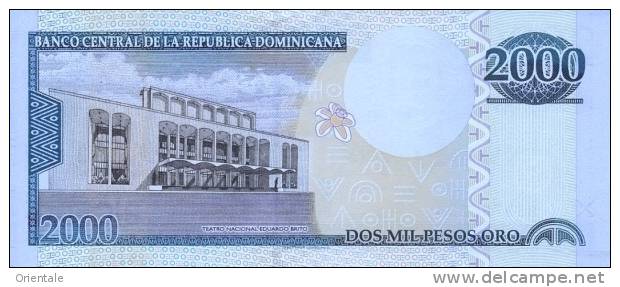 DOMINICAN REPUBLIC P. 181c 2000 P 2010 UNC - Dominicaine