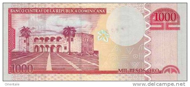 DOMINICAN REPUBLIC P. 180c 1000 P 2010 UNC - Repubblica Dominicana