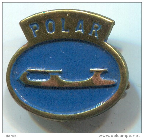 POLAR - Figure Skating, Skates, Vintage Pin, Badge - Patinage Artistique