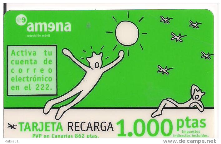 TARJETA AMENA ANTIGUA - Amena - Retevision