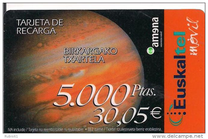 TARJETA EUSKALTEL PLANETA - Euskaltel