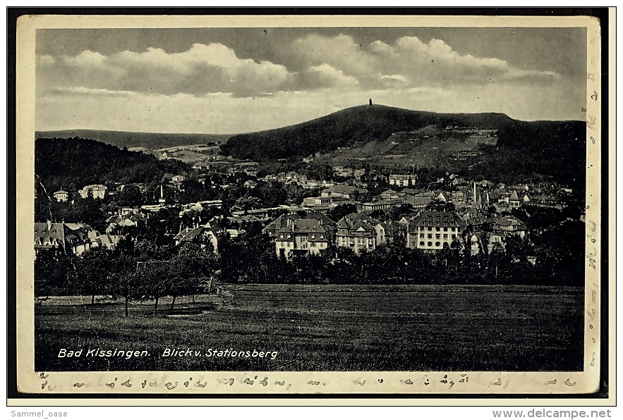 Bad Kissingen  -  Blick Vom Stationsberg  -  Ansichtskarte Ca.1941    (3909) - Bad Kissingen