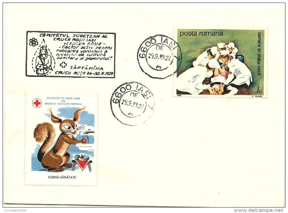 Romania / Special Cover With Special Cancellation / First Aid - Secourisme