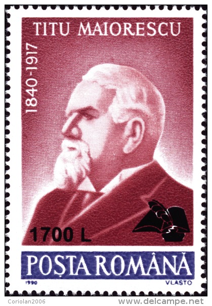 Romania 2000 - Overprint Book And Ink Pot - Ungebraucht