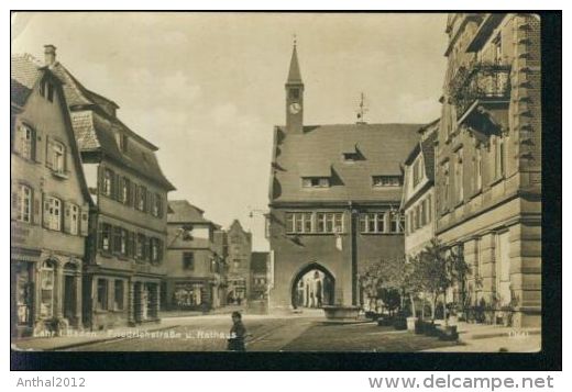 Lahr In Baden Friedrichstraße Geschäft Huber 22.3.1931 - Lahr
