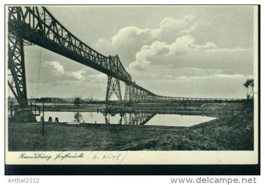 Rendsburg Groß-Brücke Stahlbrücke 42 M Hoch 6.5.1940 Nach Merseburg - Rendsburg