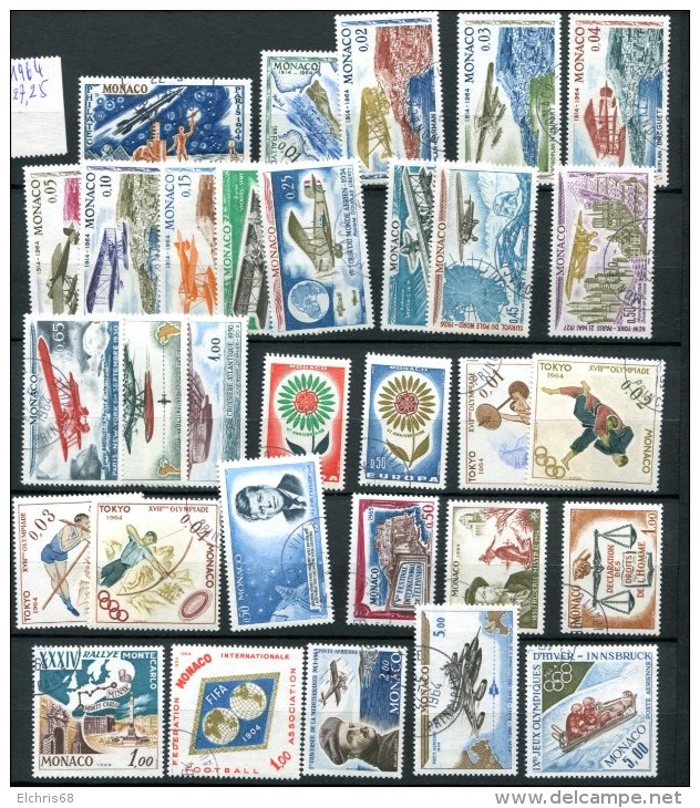 Monaco Année 1964 Oblitéré - Used Stamps