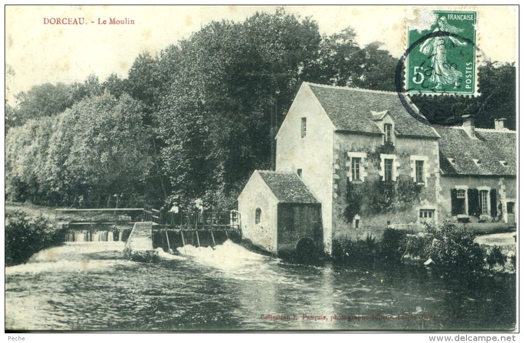 N°597A -cpa Dorceau (61) Le Moulin - Watermolens