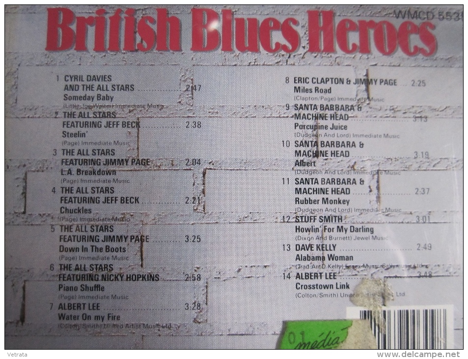 British Blues Heroes - Jeff Beck & Friends Jeff Beck - Albert Lee - Eric Clapton - Jimmy Page - Nicky Hopkins - Other & Unclassified