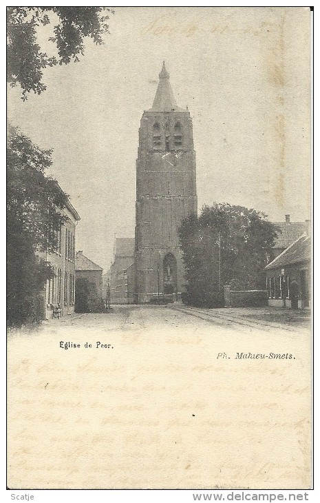 Peer.  -  Eglise De Peer,  1903 Naar  Heverlee - Peer
