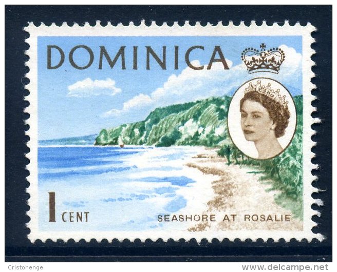 Dominica 1963-65 Definitives - 1c Seashore At Rosalie Used - Dominique (...-1978)