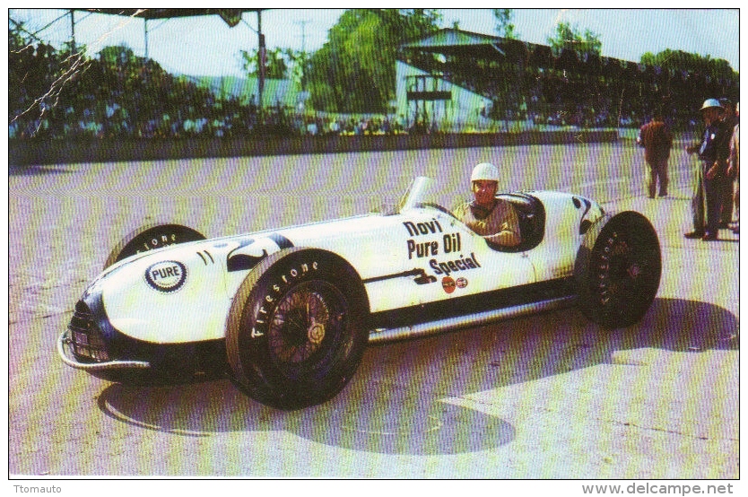 Indianapolis 500 -  1952  -  Chet Miller  -  Novi Pure Oil Special  -  CP - IndyCar