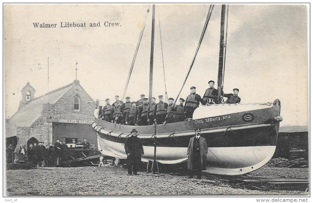 - WALMER - WALMER LIFEBOAT AND CREW - A864 - Other & Unclassified