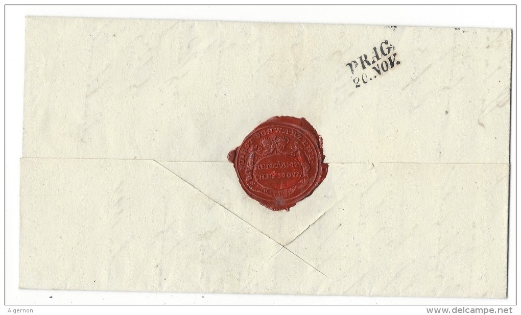 10996 - Lettre  TABOR 19.11.1844 Pour Prag - ...-1918 Vorphilatelie