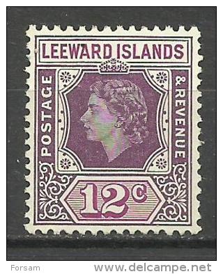 LEEWARD ISLANDS..1954..Michel # 125...MH. - Leeward  Islands