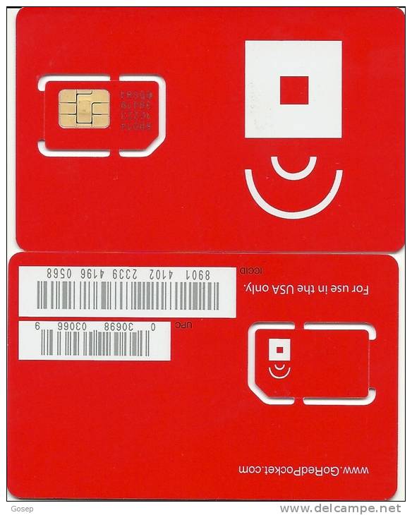 U.s.a-GORED POCKET-g.s.m-mint Card+2 Card Prepiad Free - [1] Hologramkaarten