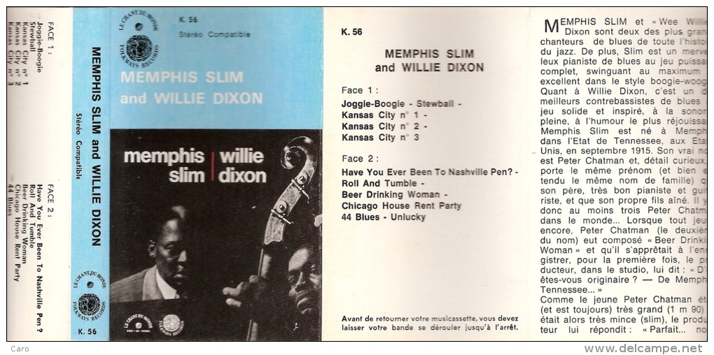 Memphis Slim & Willie Dixon - Cassettes Audio