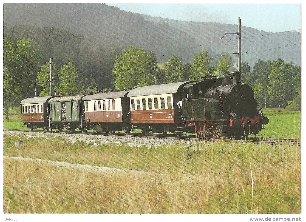 TRAIN Suisse - EISENBAHN Schweiz - La Krauss-Maffei En Tête - Vapeur Val-de-Travers - SAINT-SULPICE - Trains