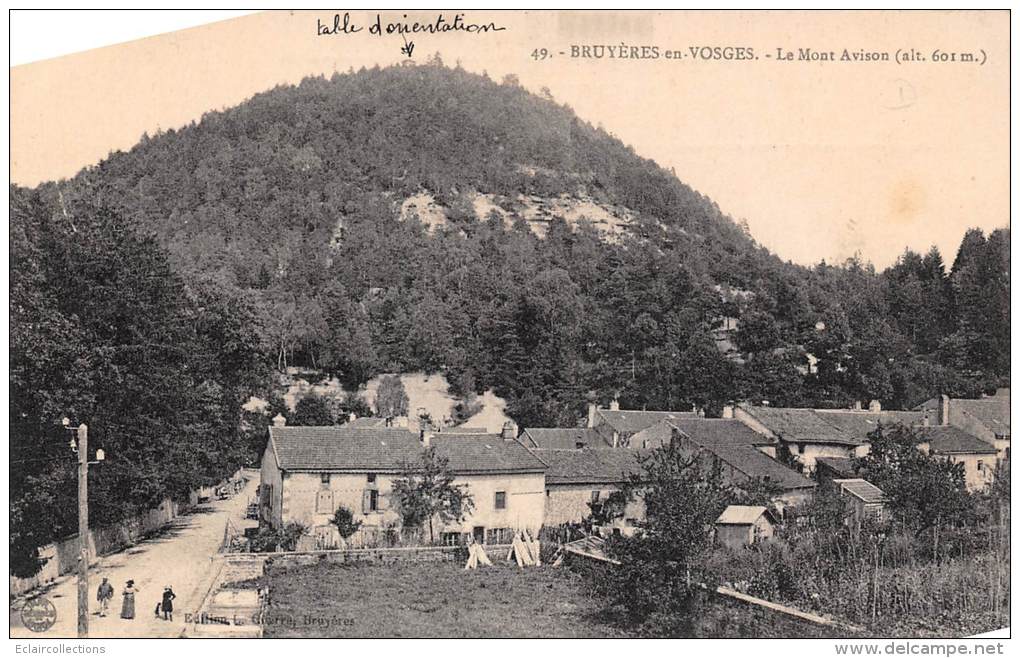 Bruyères  En Vosges    88      Le Mont Avison - Bruyeres