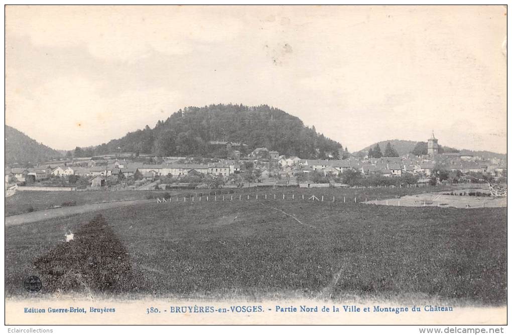 Bruyères  En Vosges    88      Partie Nord De La Ville - Bruyeres