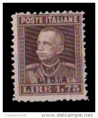 (002) Italie / Italy / Libya  King / Roi / König / Surcharges / Overprints  * / Mh  Michel 70 A - Libyen