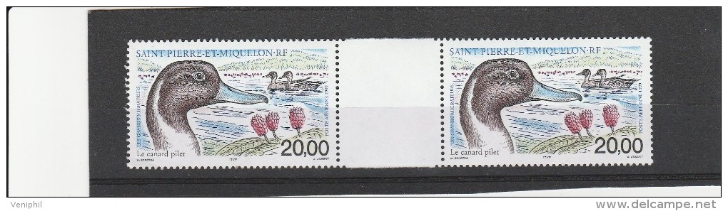 ST PIERRE ET MIQUELON -POSTE AERIENNE N° 79 NEUF XX -INTER-PANNEAU   COTE : 18,40 € - Unused Stamps