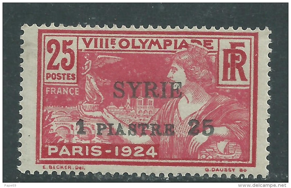 Syrie N° 122 XX  50 C. Sur 10 C. Jeux Olympiques De Paris  Sans Charnière, TB - Nuevos