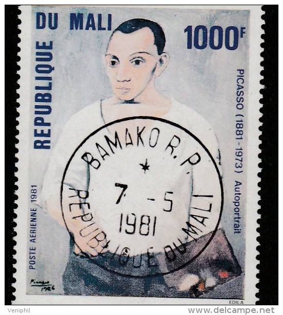 MALI -  POSTE AERIENNE N° 410 OBLITERE -PICASSO - ANNEE 1981 - Malí (1959-...)