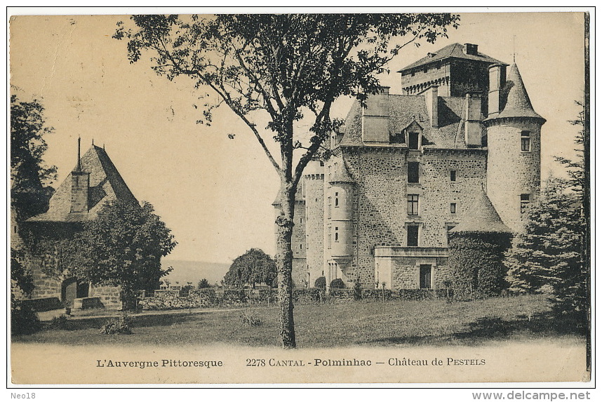 Polminhac 2278  Chateau De Pestels  Edit Malroux Aurillac - Other & Unclassified