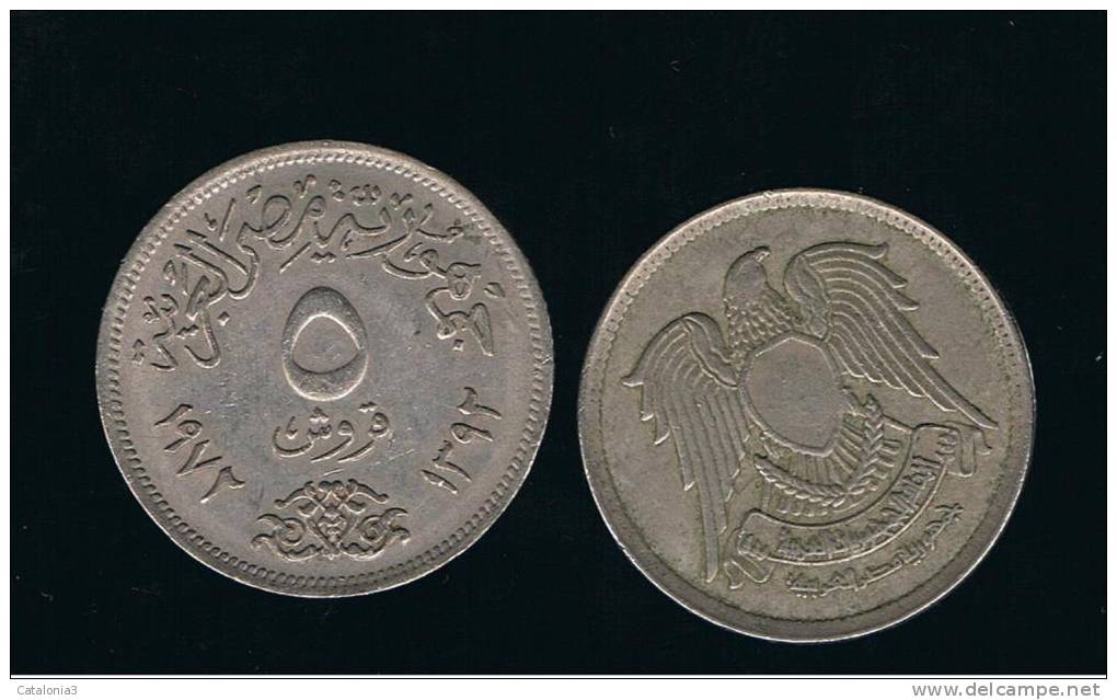 EGIPTO -   5  Piastres  1972  KMA428 - Egypt