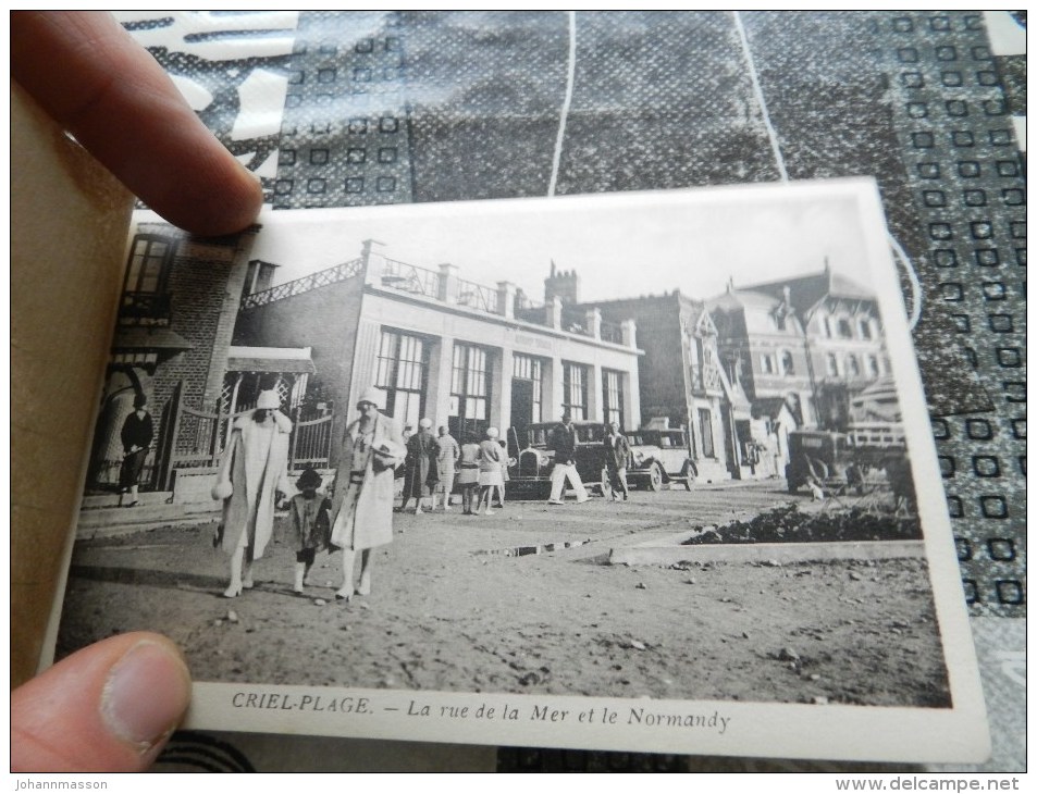 Carnet  De 12 Cp  Sur  Criel  - Plage - Criel Sur Mer