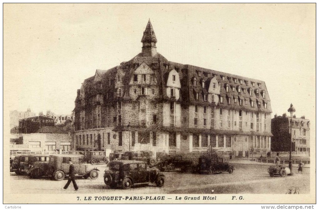 62 LE TOUQUET Le Grand Hôtel Animée Voitures Anciennes Années 30 ? ? - Le Touquet