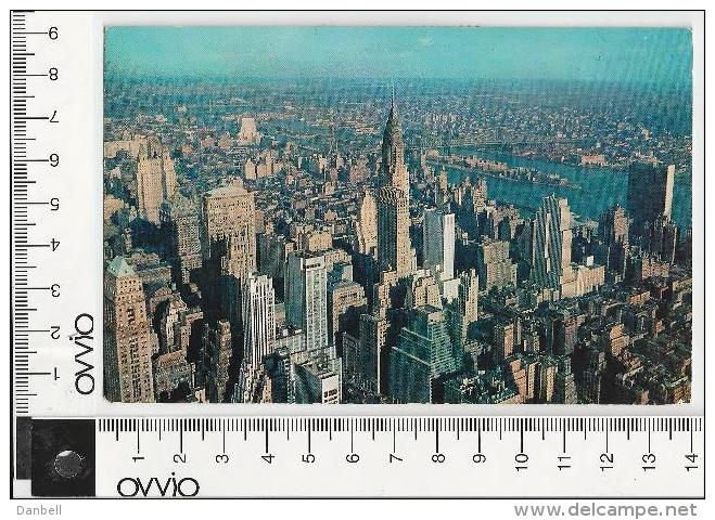 USA) NEW YORK - VIEW FROM EMPIRE STATE BUILDING -1961 Viaggiata - Panoramic Views