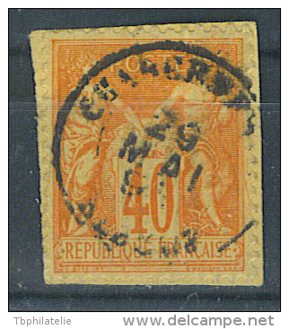 VEND BEAU TIMBRE DE FRANCE N° 94 , CACHET 15 : CHARGEMENTS ELBEUF ( 74 ) !!!! (e) - 1876-1898 Sage (Type II)