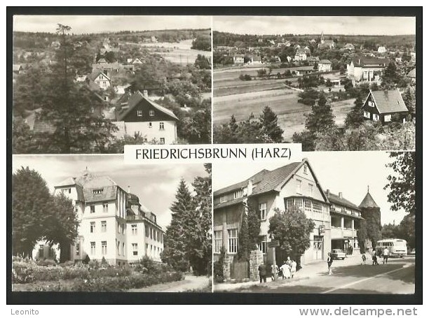 FRIEDRICHSBRUNN Harz Sanatorium ERNST THÄLMANN Hotel BROCKENBLICK HO-Gaststätte 1977 - Quedlinburg