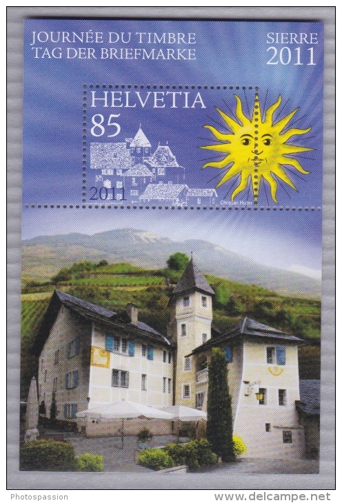 Sierre Château De Villa - Journée Du Timbre / Tag Der Briefmarke In Siders 2011- Neuf - Unused Stamps