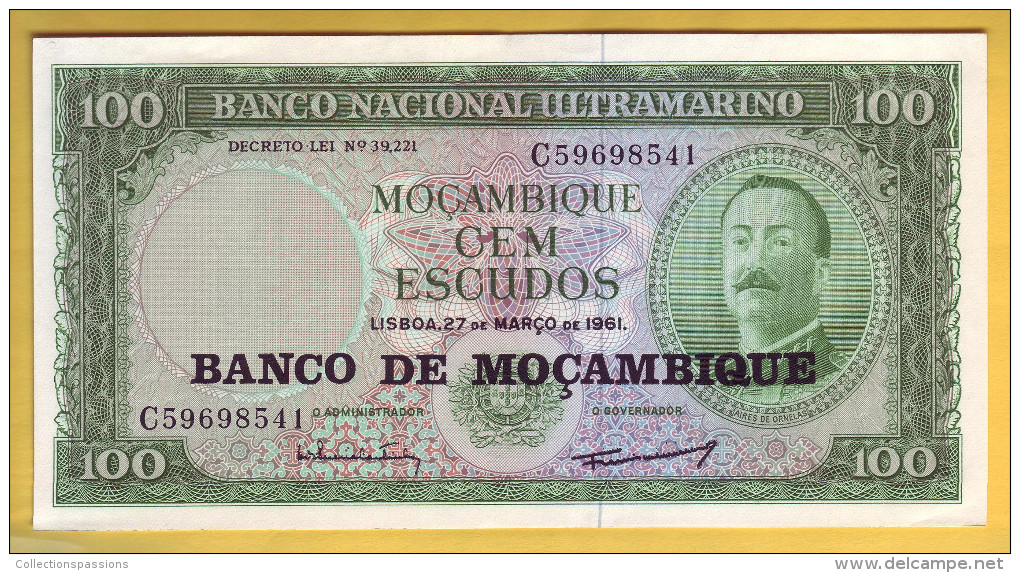 MOZAMBIQUE - Billet De 100 Escudos. 1976.  Pick: 117. NEUF - Moçambique