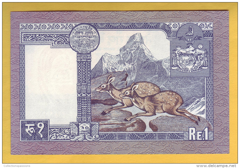 NEPAL - Billet De 1 Rupee. 1974.  Pick: 22. NEUF - Népal